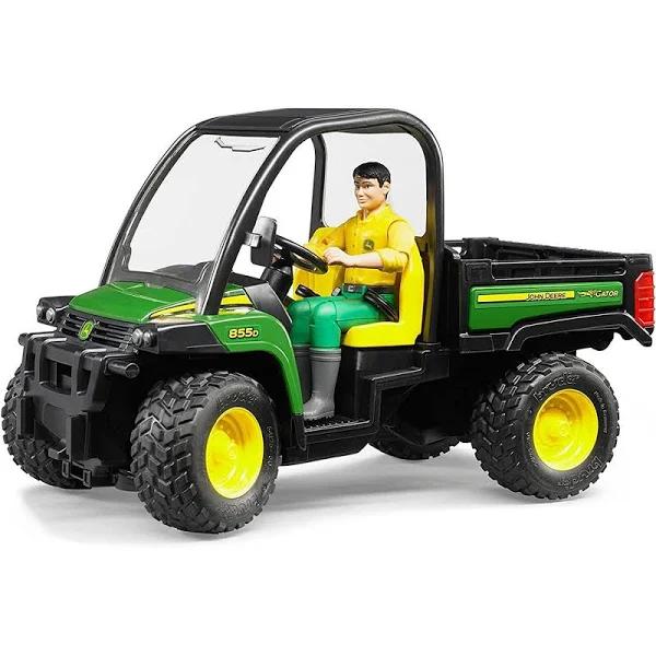 Bruder 09812 John Deere Gator XUV 855D with Driver