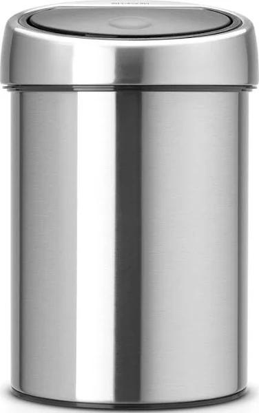 Brabantia Touch Bin, 3 L - Matt Steel Fingerprint Proof