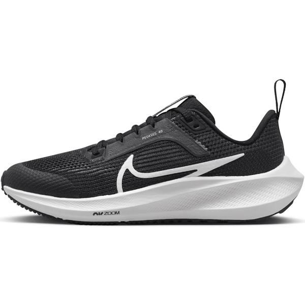 Nike Air Zoom Pegasus 40 Kids Running Shoes Black/White US 1