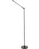 LEDlux Henri LED Dimmable Floor Lamp in black/marble