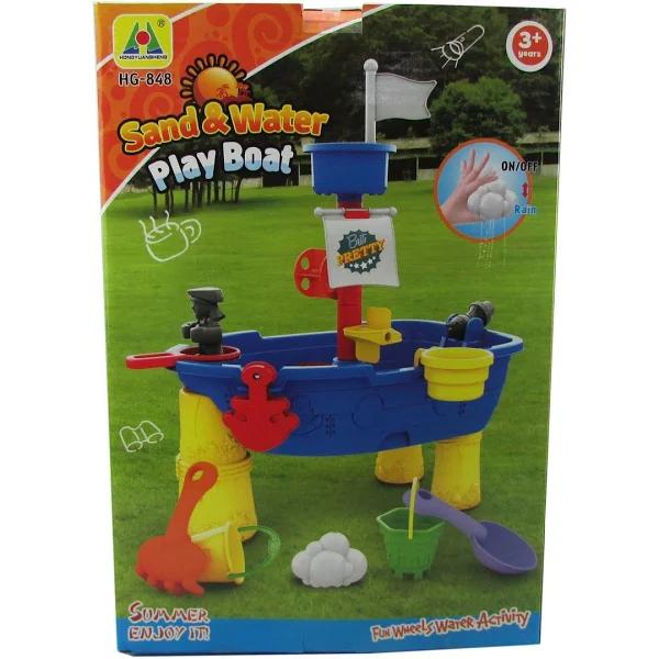 Sand and Water Play Boat Table