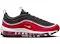 Nike Air Max 97 SE Black Silver Varsity Red (GS)