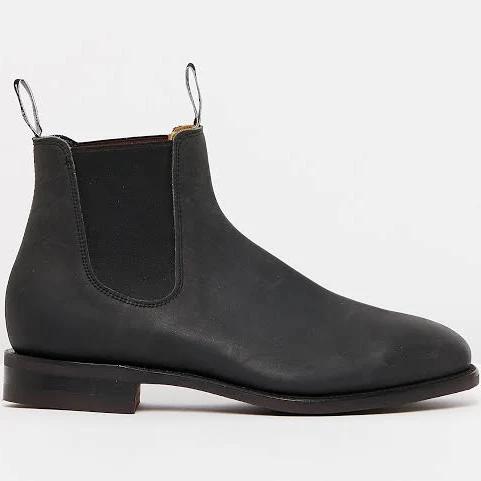 R.M. Williams - Men's Black Chelsea Boots - Comfort Craftsman - Size 9.5 at The Iconic