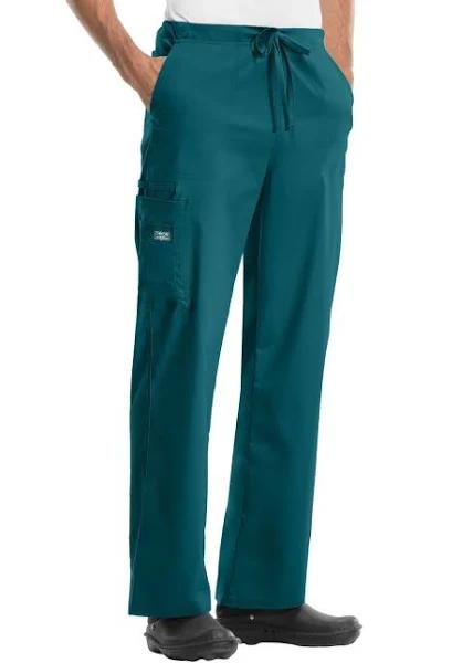 Cherokee Workwear Scrubs Premium Core Stretch Unisex Pants - S - Caribbean Blue