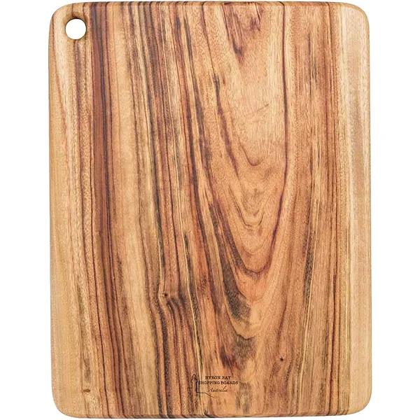 Byron Bay Extra Large Classic Board Wooden Anti-Bacterial Camphor Laurel Chopping Board Kitchen Serving Cutting Platter Multi-purpose (450x350x25mm)