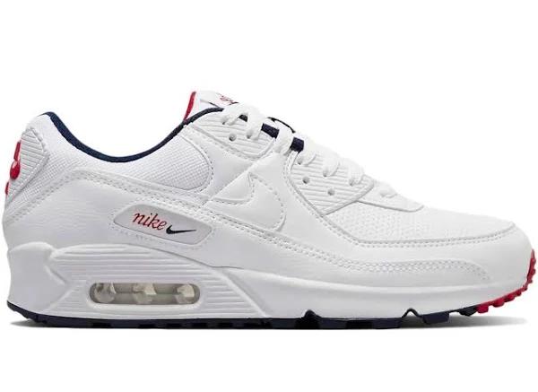 Nike Air Max 90 'Paris' Sneakers | White | Women's Size 8