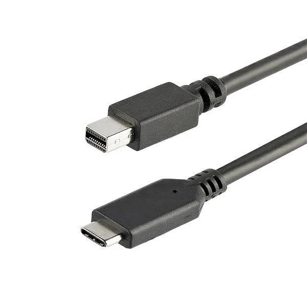 StarTech 1m / 3ft USB C to Mini DisplayPort Cable - 4K 60Hz - Black