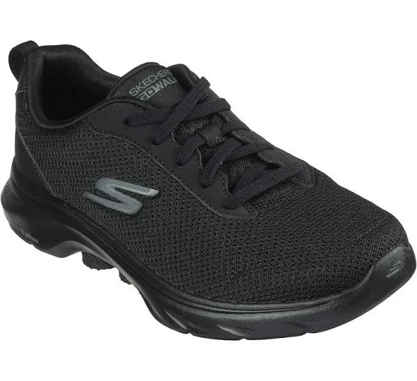 Skechers Gowalk 7 - Clear Path Wide Fit Black Size 7 Female US | AfterPay Available