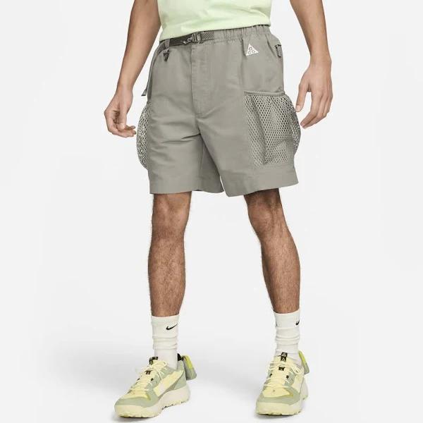 Men's Nike ACG Snowgrass Cargo Shorts - Grey