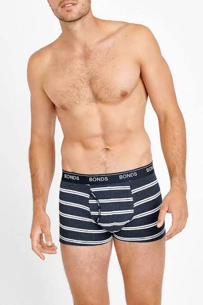 Bonds Men's Guyfront Trunk in Stripe 1T8 Size: Small