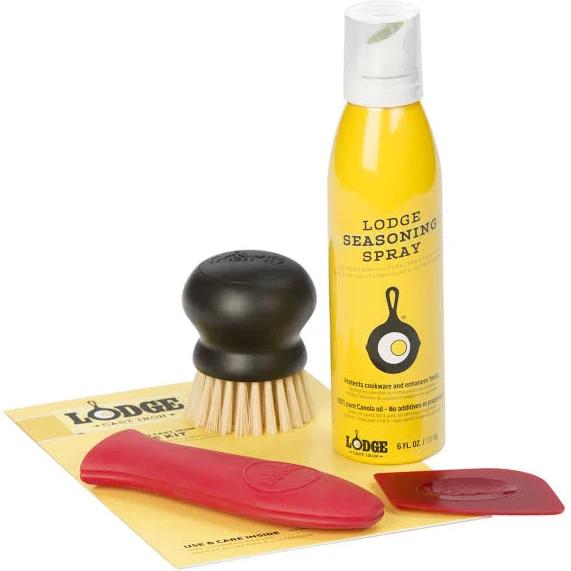 Lodge Seasoned Cast Iron Care Kit