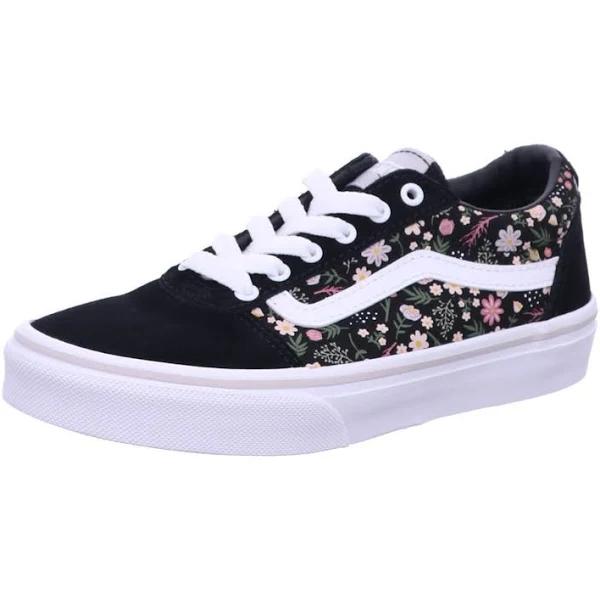 Vans Kids Floral Fall Black Ward Fall Trainers