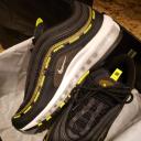 Nike Air Max 97 'Undefeated - Black Volt' Shoes - Size 6.5