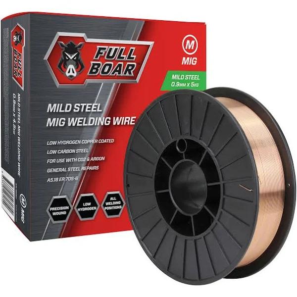 Full Boar 0.9mm x 5.0kg Mild Steel MIG Wire