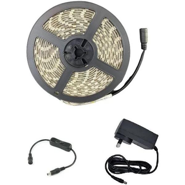 5m Led Light Strip Kit - 5050 Warm White