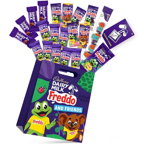 20pc Cadbury Dairy Milk Freddo & Friends Showbag Confectionery Chocolate Snacks - AfterPay & zipPay Available