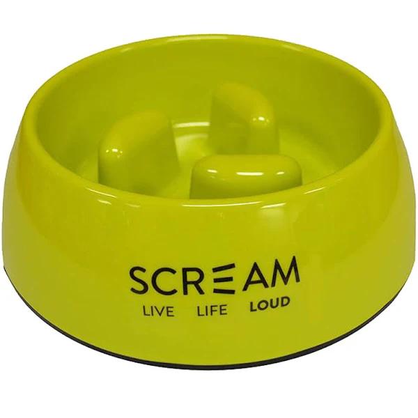 Scream Round Slow-Down Pillar Bowl 400ml / Loud Green