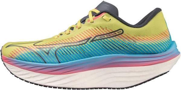 Mizuno Wave Rebellion Pro Shoes Blue Yellow Red - 39