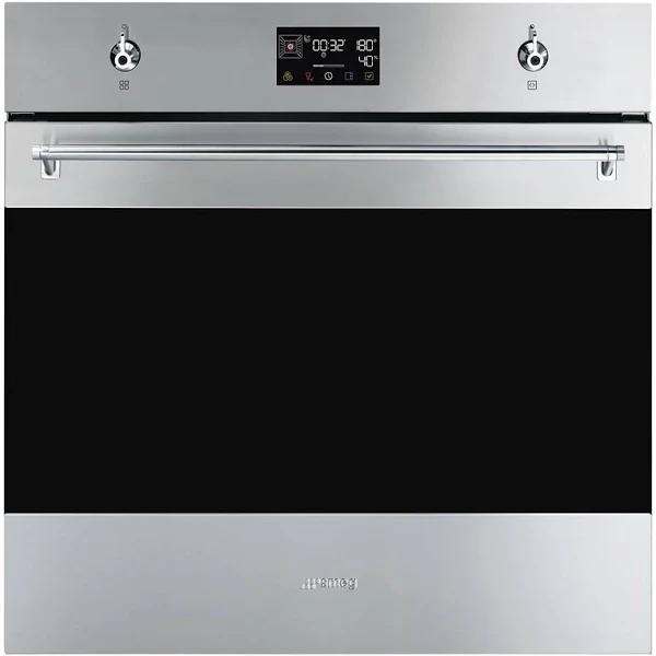 Smeg 600mm Classic Pyrolytic Steam Oven With Probe - Stainless Steel