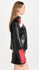 Lioness Top Model Faux Leather Biker Jacket | Black | Size L | Shopbop