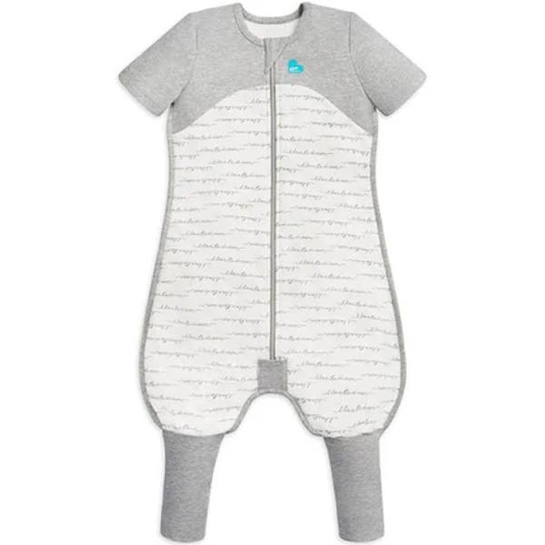 Love to Dream Organic Cotton 1.0 TOG Sleep Suit - White Dreamer 4Y