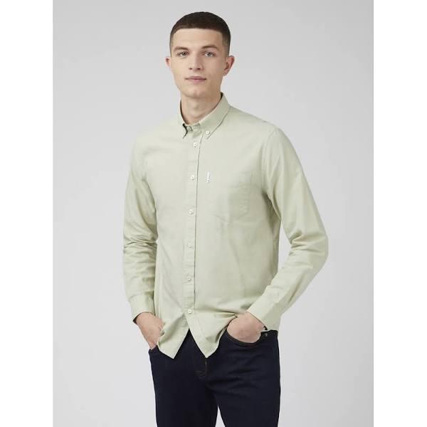 Ben Sherman Signature Oxford Long Sleeve Shirt XXX-Large Pistachio