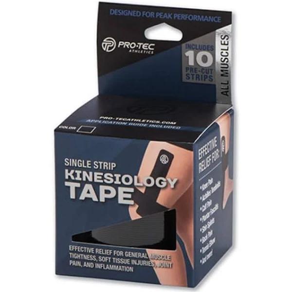 Pro-Tec Kinesiology Tape Pre Cut - Black