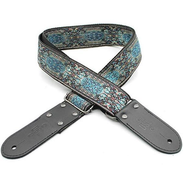 DSL JAC20-SHIRAZ-BLUE Jacquard Weaving Guitar Strap