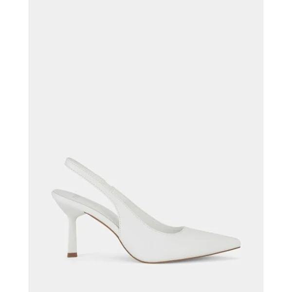 Novo Shoes Iraya Heels in White AU 6