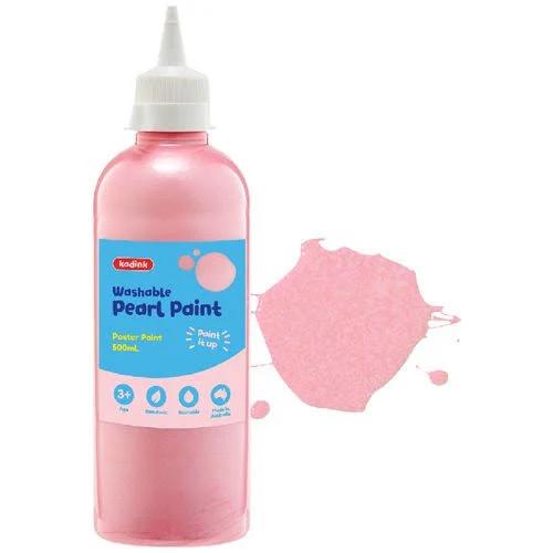 Kadink Washable Pearl Poster Paint 500ml Pink