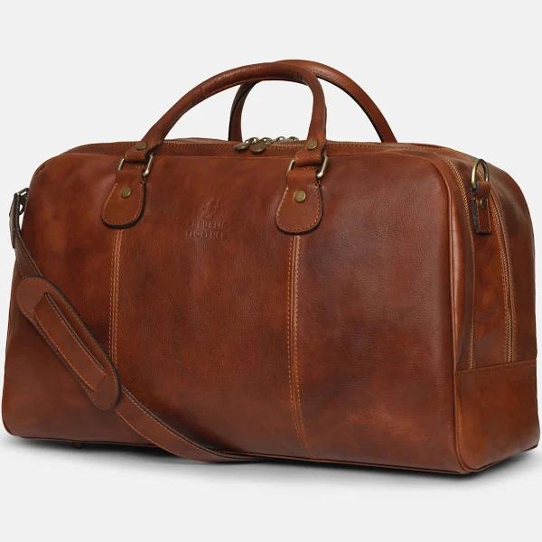 Republic of Florence - Men's Brown Weekender - Magellan Matt Brown Laptop Duffle - Size One Size at The Iconic