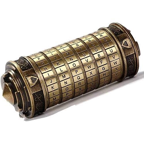 Cryptex Da Vinci Code Mini Cryptex Lock Puzzle Boxes With Hidden Compartments Anniversary Valentine's Day Romantic Birthday Gifts For Her Gifts For