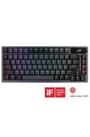 Asus ROG AZOTH/NXSW/PBT (Snow Switch) Gaming Keyboard, OLED Display,Snow Switch, 75 Keys, Tri-Mode Connection,