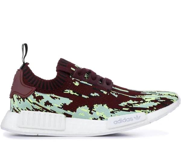 Adidas NMD R1 Pk 'Sneakersnstuff Datamosh 2.0 - Maroon' Shoes - Size 10.5