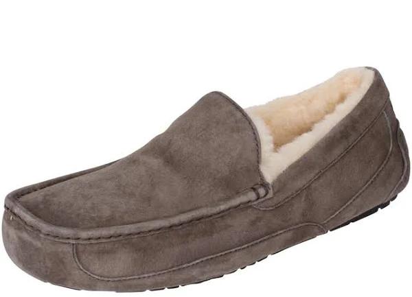 UGG Men's Ascot Suede Slipper In Charcoal - 9M