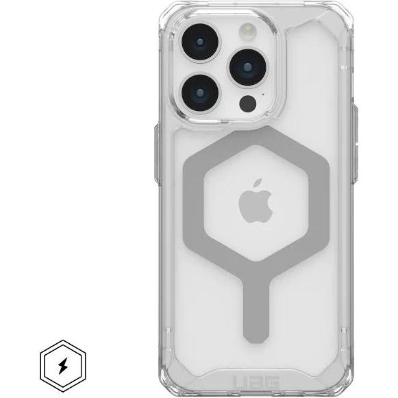 UAG Plyo MagSafe iPhone 15 Pro 6.1" Case - Ice/Silver [114286114333]