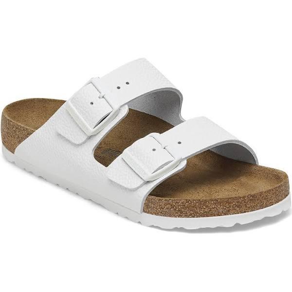 Birkenstock Arizona in White Smooth Leather, Size UK 7 | END. Clothing