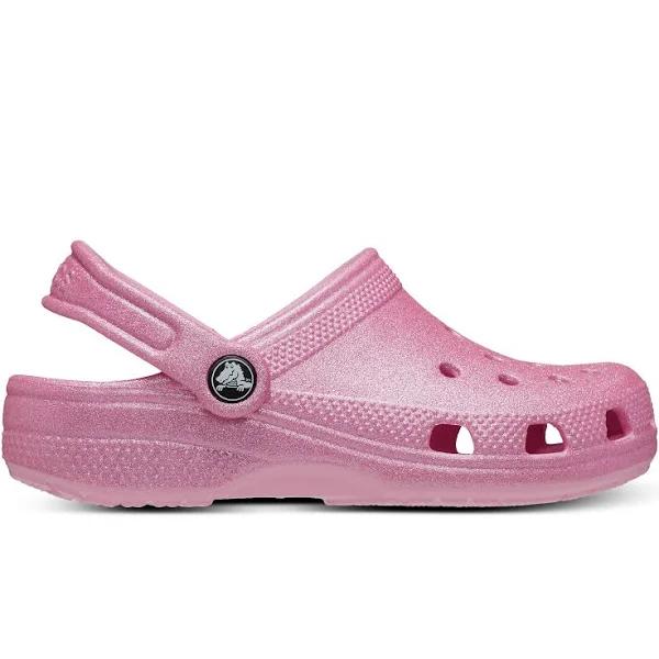 Crocs Classic Glitter Clog Infant Pink Tweed Glitter