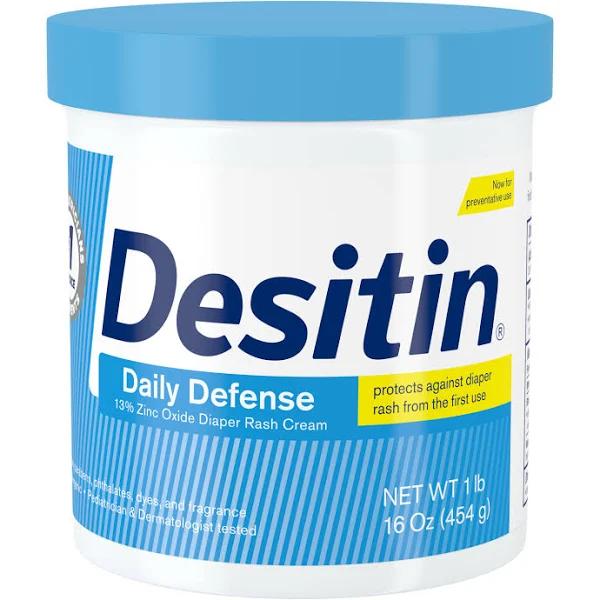 Desitin Diaper Rash Cream, Rapid Relief, Creamy, 16 oz