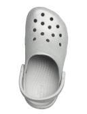 Crocs Kids' Classic Glitter Clog; Silver Glitter, J1