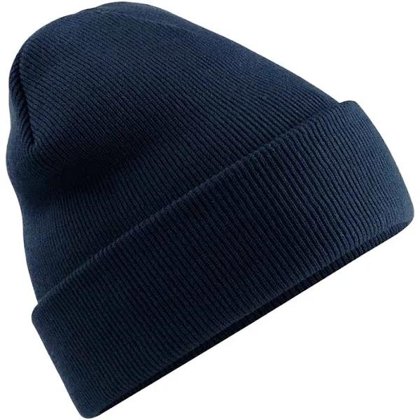 Beechfield Unisex Adult Original Polylana Cuffed Beanie French Navy One Size Polyester Unisex Adult Beanie