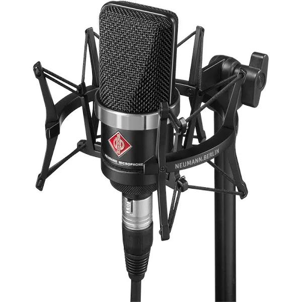 Neumann TLM102 Large Diaphragm Condenser Microphone Studio Set (Black)