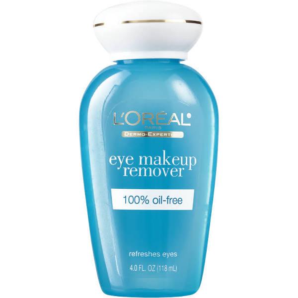 L'oreal Eye Makeup Remover, 100% Oil Free - 4 fl oz