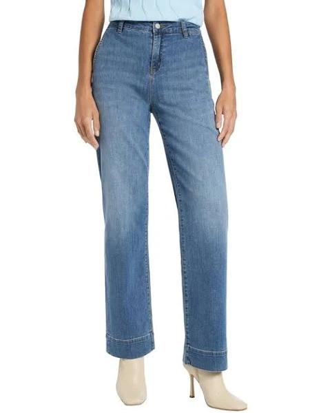 David Lawrence Arden Wide Leg Jean in Blue 16