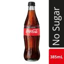 Coca-Cola No Sugar Soft Drink Bottle 385ml