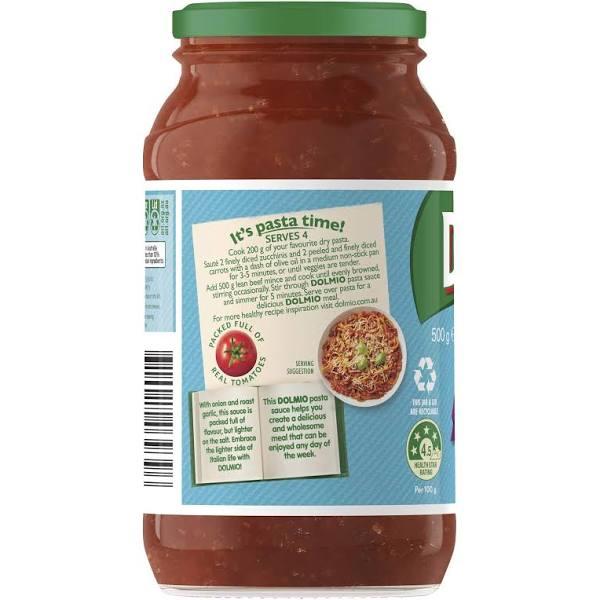 Dolmio Extra Tomato, Onion & Garlic Salt Reduced Pasta Sauce 500g