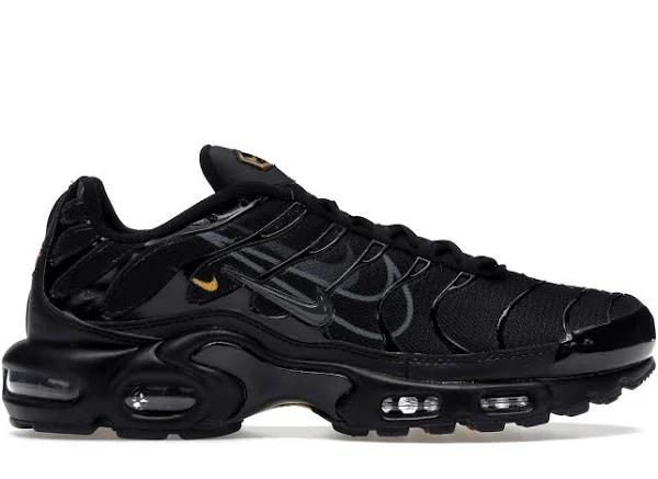 Nike Air Max Plus Black/Black-University Gold DX2663-001 Men's