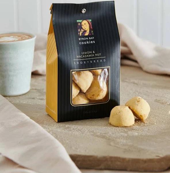 Byron Bay Cookies Lemon Macadamia Shortbread Gift Bag