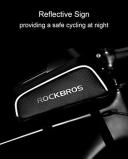 ROCKBROS Bike Phone Front Frame Bag Bicycle Bag Waterproof Bike Phone Mount Top Tube Bag Bike Phone Case Holder Accessories Cycling Pouch Compatible W