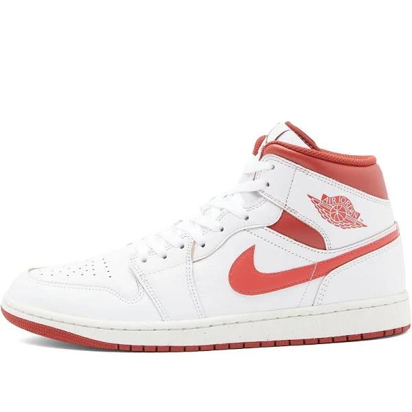 Air Jordan 1 Mid SE Sneakers White / Lobster - US 9.5